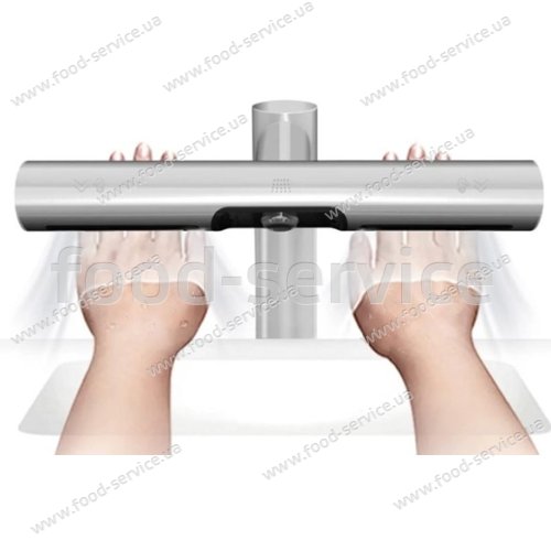 Смеситель для воды Berg AK7120 полированный хром с сушилкой для рук